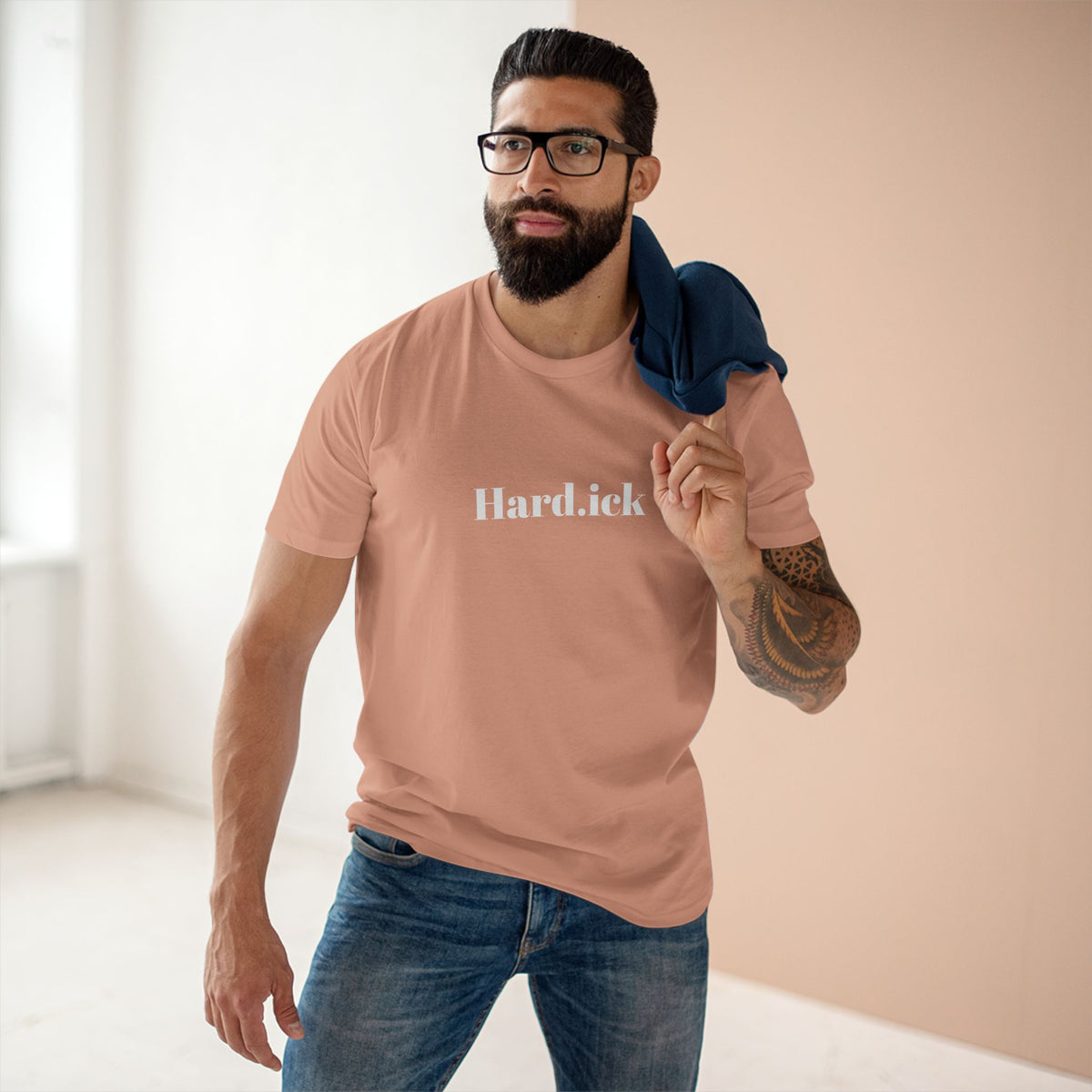 "Hard.ick" Graphic T-Shirt — Comfy Funny Statement Tee. Cut off the sleeves for extra umph.