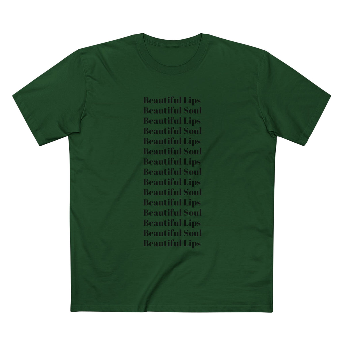 Beautiful Lips Beautiful Soul Graphic T-Shirt — Comfy Funny Statement Tee. Cut off the sleeves for extra umph.