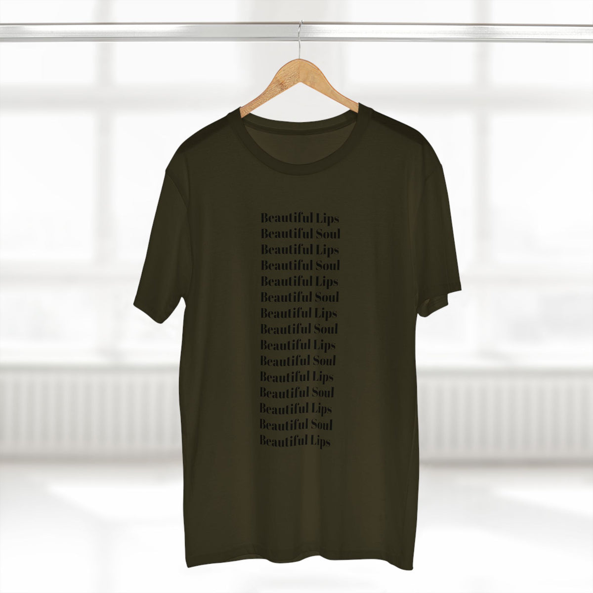 Beautiful Lips Beautiful Soul Graphic T-Shirt — Comfy Funny Statement Tee. Cut off the sleeves for extra umph.