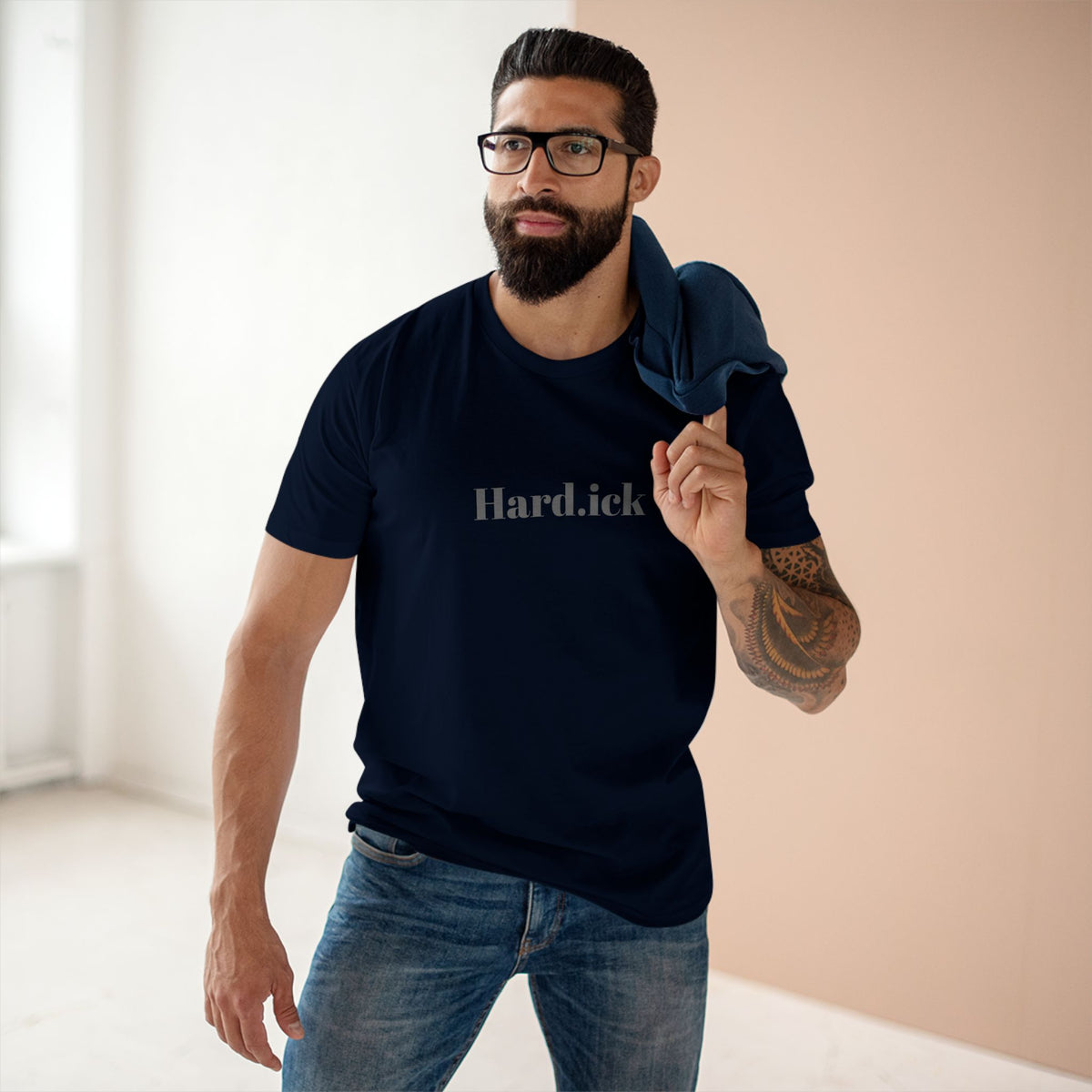 "Hard.ick" Graphic T-Shirt — Comfy Funny Statement Tee. Cut off the sleeves for extra umph.