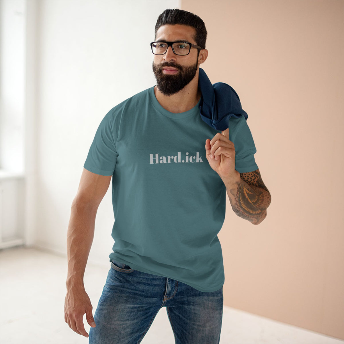 "Hard.ick" Graphic T-Shirt — Comfy Funny Statement Tee. Cut off the sleeves for extra umph.