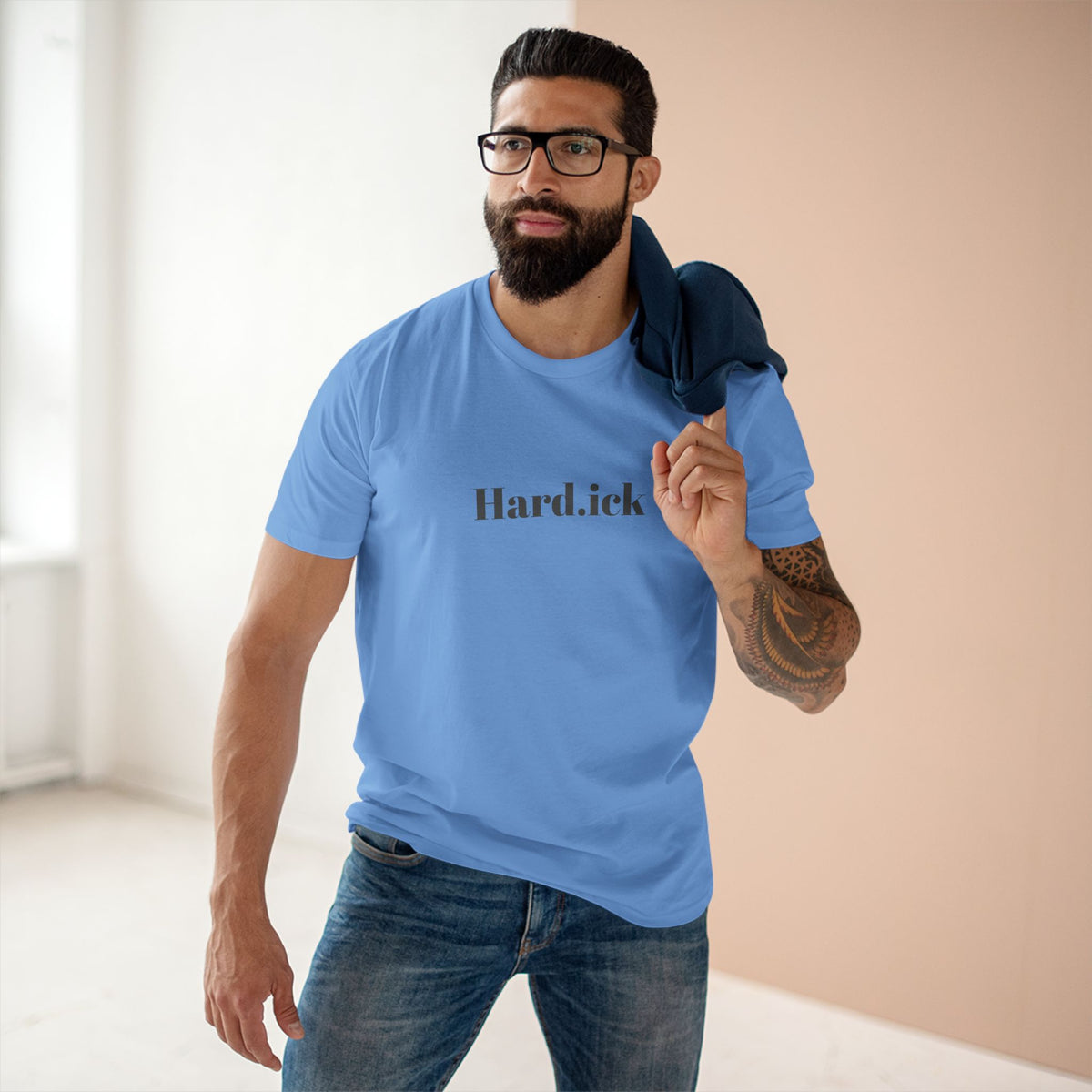 "Hard.ick" Graphic T-Shirt — Comfy Funny Statement Tee. Cut off the sleeves for extra umph.