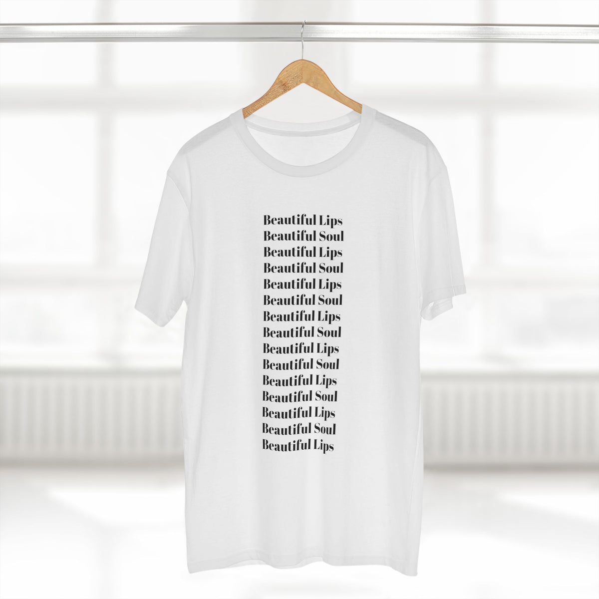 Beautiful Lips Beautiful Soul Graphic T-Shirt — Comfy Funny Statement Tee. Cut off the sleeves for extra umph.