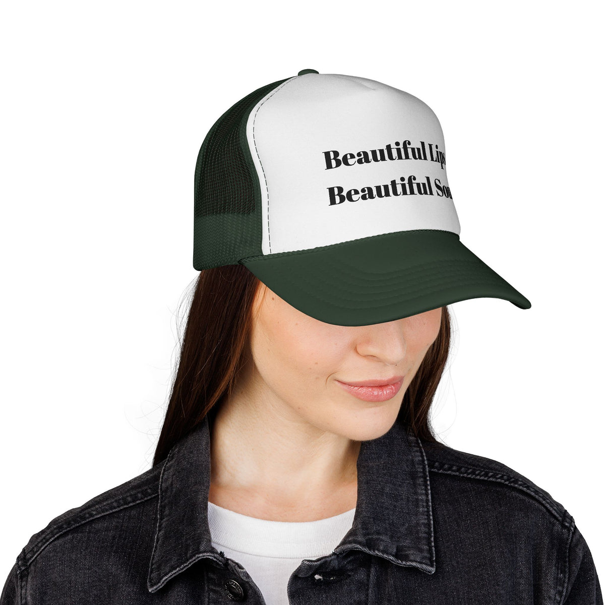 Beautiful Lips Beautiful Soul Trucker Caps