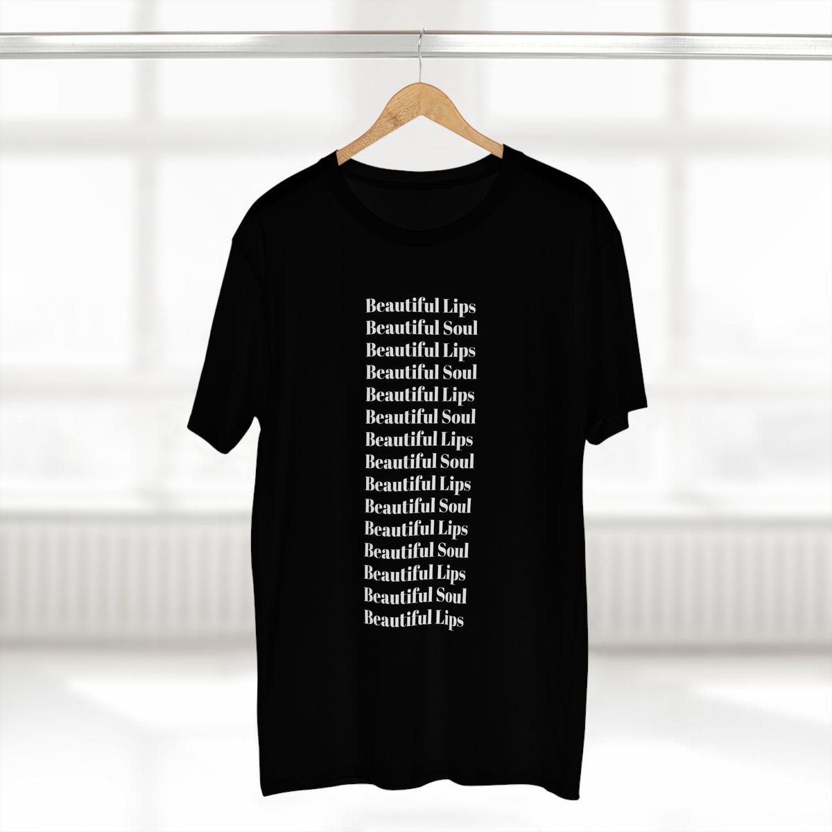 Beautiful Lips Beautiful Soul Graphic T-Shirt — Comfy Funny Statement Tee. Cut off the sleeves for extra umph.
