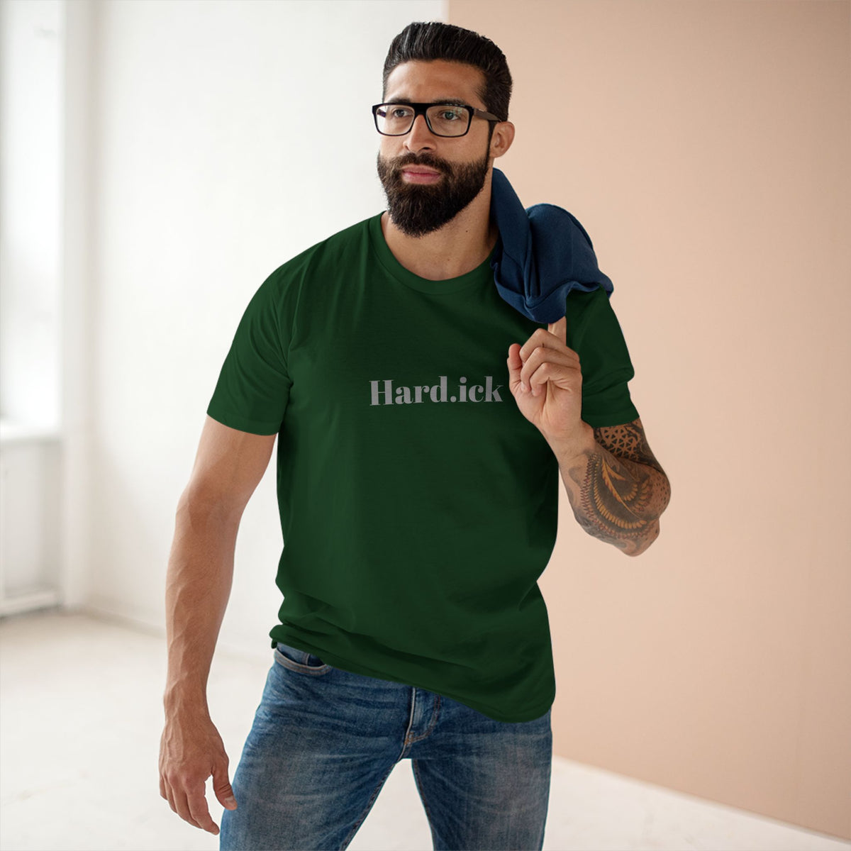 "Hard.ick" Graphic T-Shirt — Comfy Funny Statement Tee. Cut off the sleeves for extra umph.