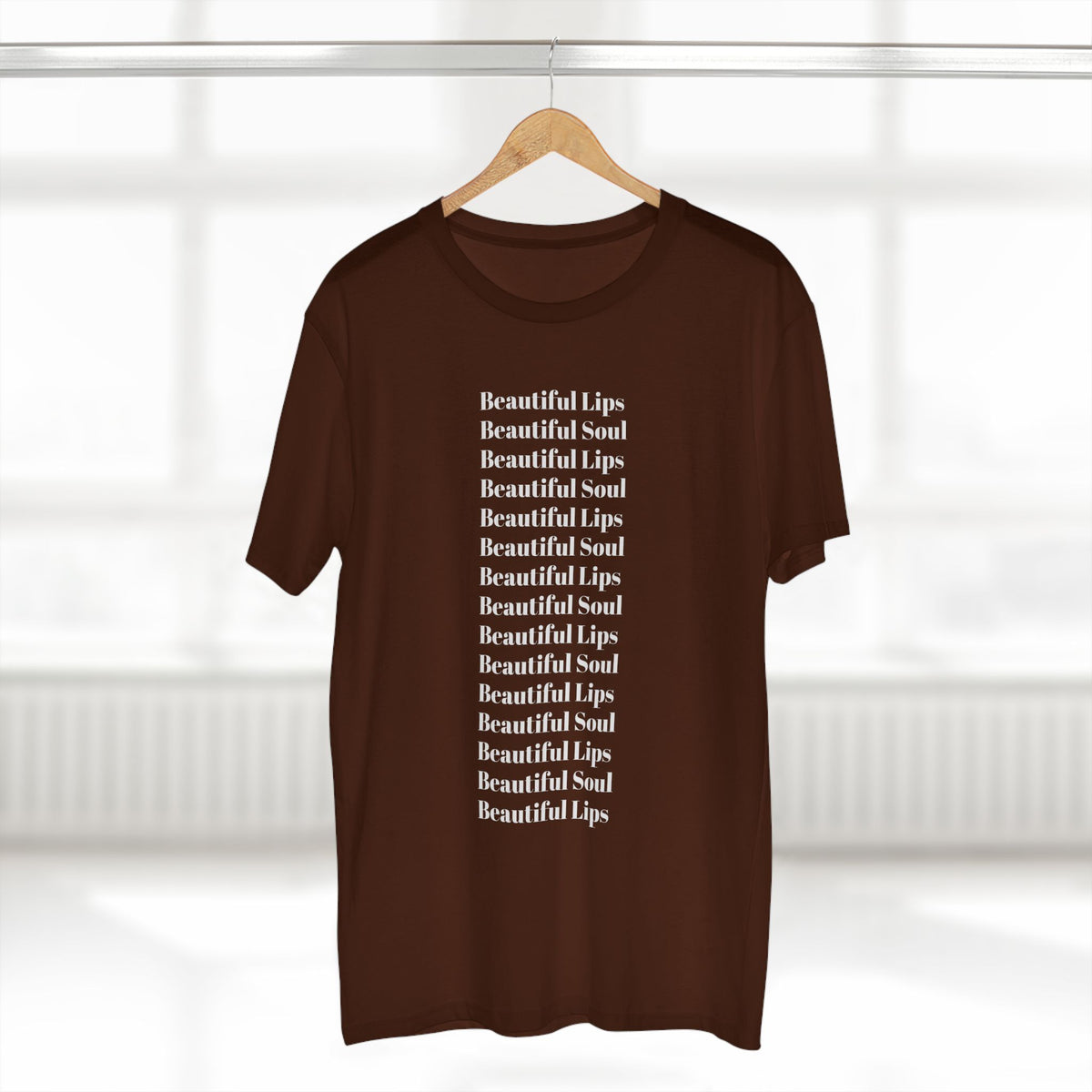 Beautiful Lips Beautiful Soul Graphic T-Shirt — Comfy Funny Statement Tee. Cut off the sleeves for extra umph.