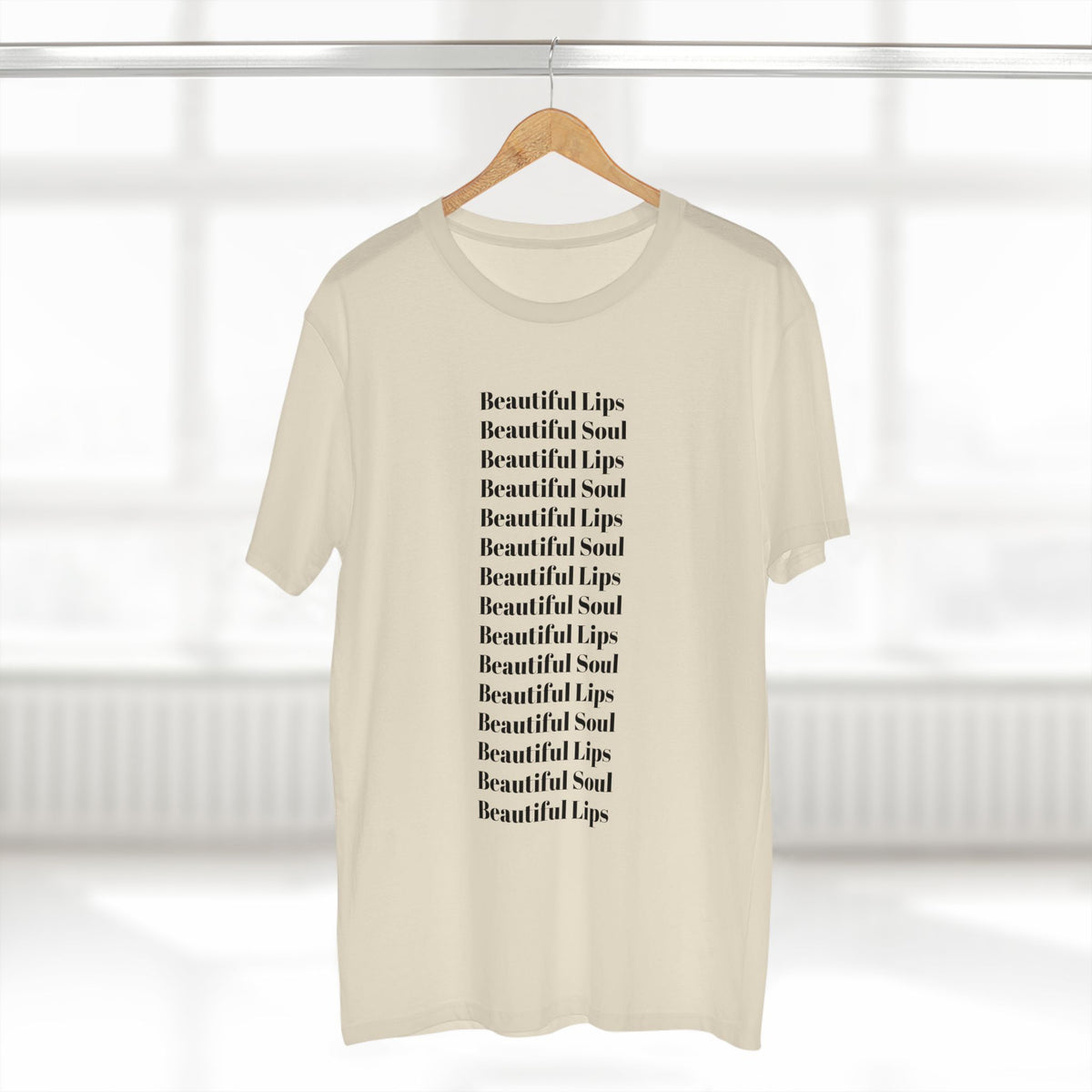 Beautiful Lips Beautiful Soul Graphic T-Shirt — Comfy Funny Statement Tee. Cut off the sleeves for extra umph.